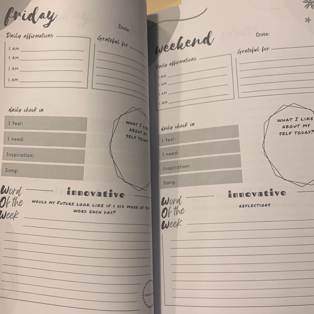 HOST PICK* NEW Women Journal - self reflective, self esteem builder - Picture 4 of 5